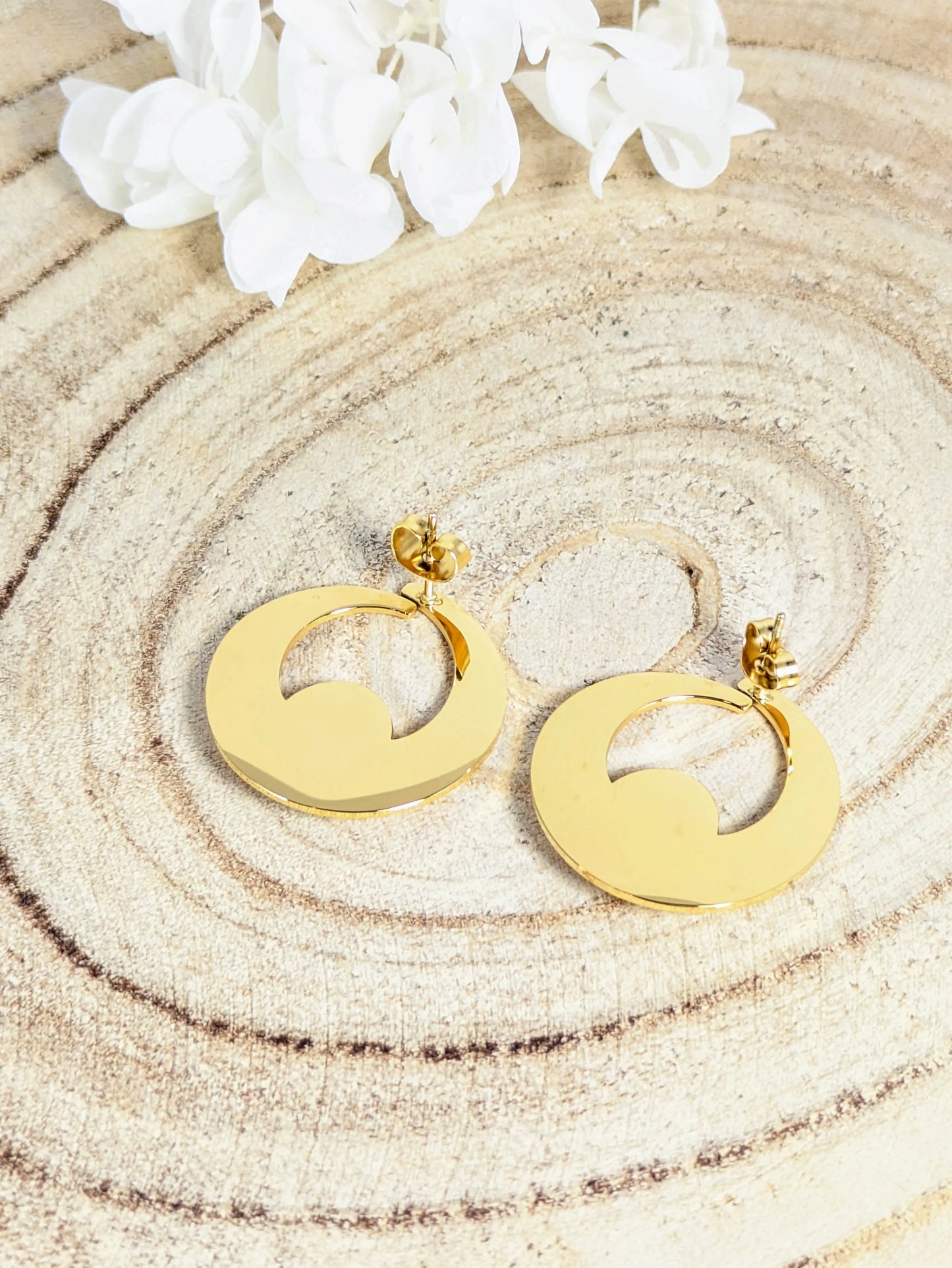 Boucles d'oreilles en pâte polymère "Baies givrées" Les Créas d'Angel