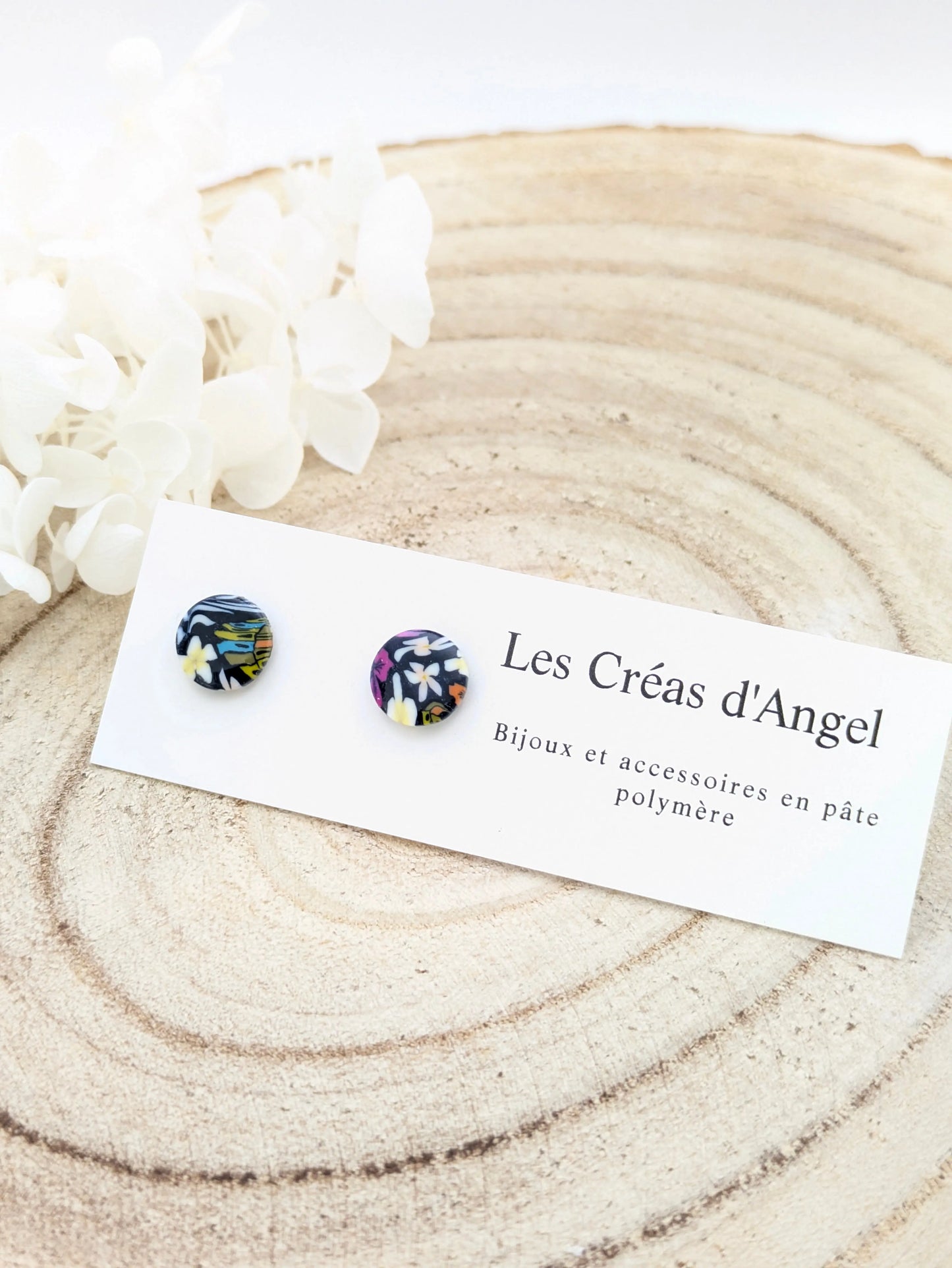 Boucles d'oreilles puces Les Creas d'Angel