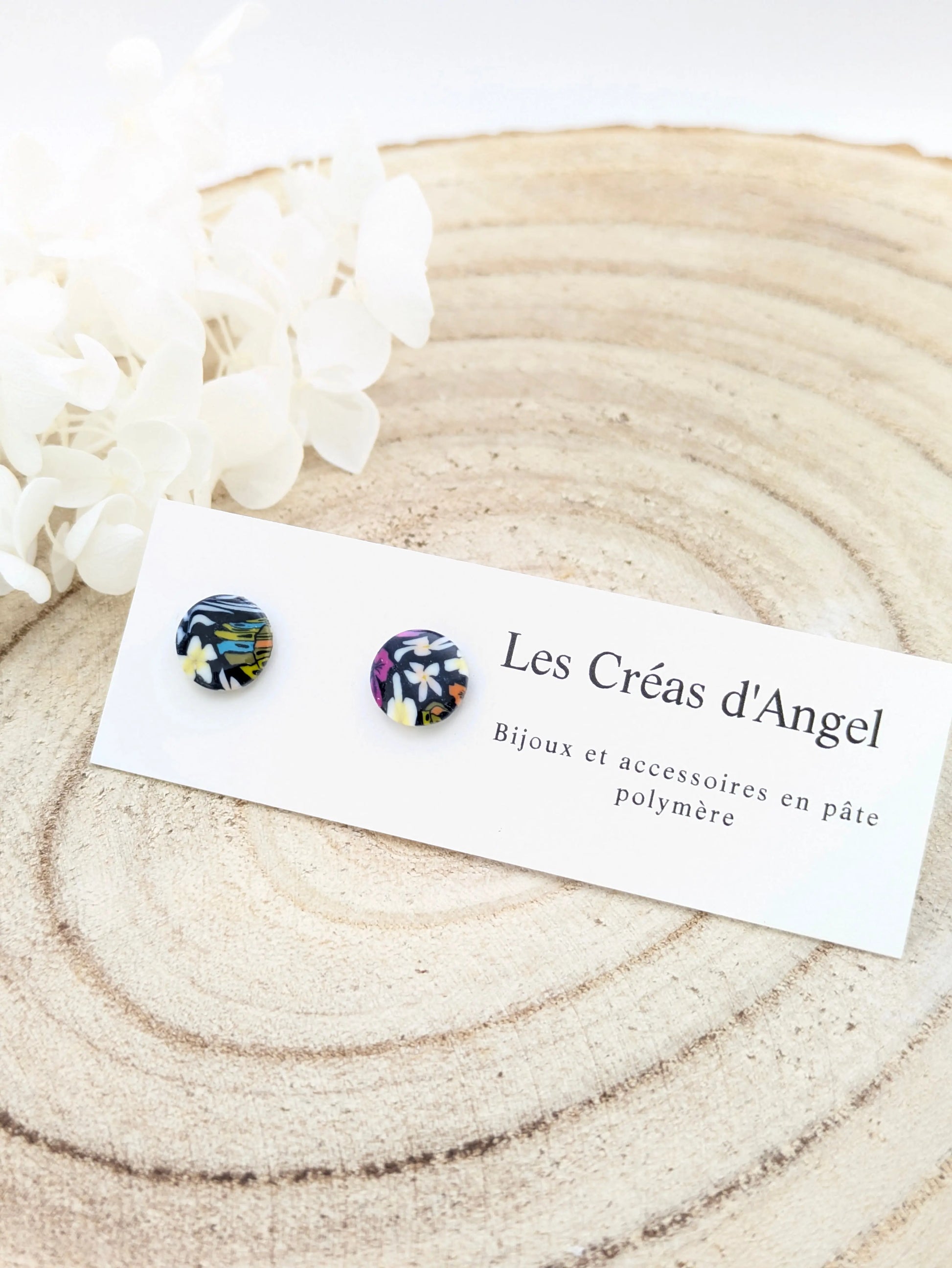 Boucles d'oreilles puces Les Creas d'Angel