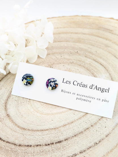 Boucles d'oreilles puces Les Creas d'Angel